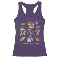 Easter Story Racerback Tank Top He is Risen Let Me Tell You A Story Christian - Wonder Print Shop