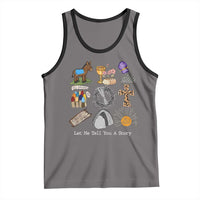 Easter Story Tank Top He is Risen Let Me Tell You A Story Christian - Wonder Print Shop