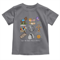 Easter Story Toddler T Shirt He is Risen Let Me Tell You A Story Christian - Wonder Print Shop