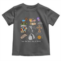 Easter Story Toddler T Shirt He is Risen Let Me Tell You A Story Christian - Wonder Print Shop