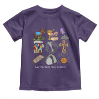 Easter Story Toddler T Shirt He is Risen Let Me Tell You A Story Christian - Wonder Print Shop