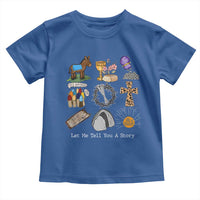 Easter Story Toddler T Shirt He is Risen Let Me Tell You A Story Christian - Wonder Print Shop