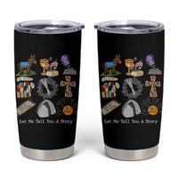 Easter Story Tumbler Cup He is Risen Let Me Tell You A Story Christian - Wonder Print Shop