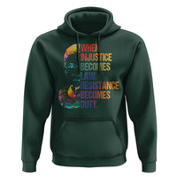 Notorious RBG Hoodie When Injustice Becomes Law Resistance Becomes Duty