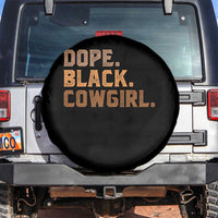 Dope Black Cowgirl Spare Tire Cover Black History Month African American - Wonder Print Shop