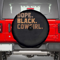 Dope Black Cowgirl Spare Tire Cover Black History Month African American - Wonder Print Shop