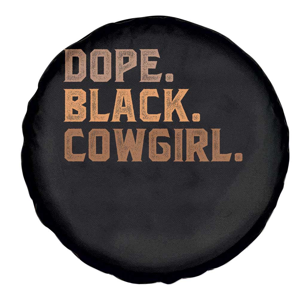 Dope Black Cowgirl Spare Tire Cover Black History Month African American - Wonder Print Shop