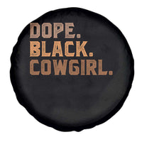 Dope Black Cowgirl Spare Tire Cover Black History Month African American - Wonder Print Shop