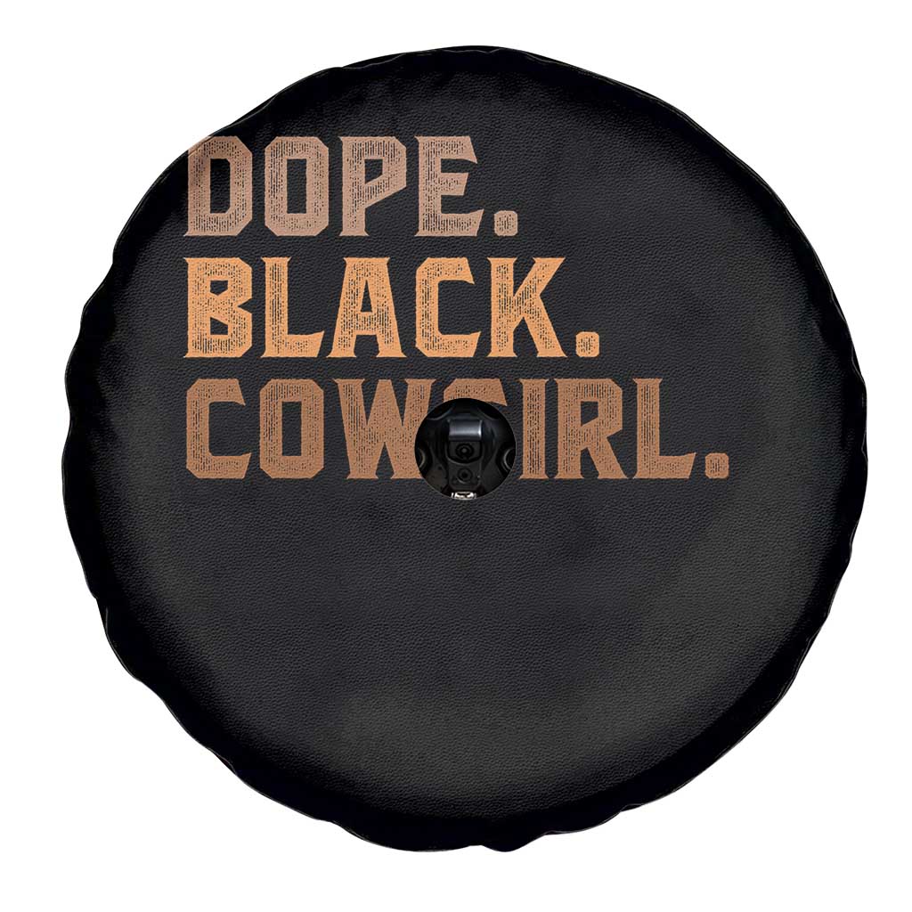 Dope Black Cowgirl Spare Tire Cover Black History Month African American - Wonder Print Shop