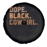 Dope Black Cowgirl Spare Tire Cover Black History Month African American - Wonder Print Shop
