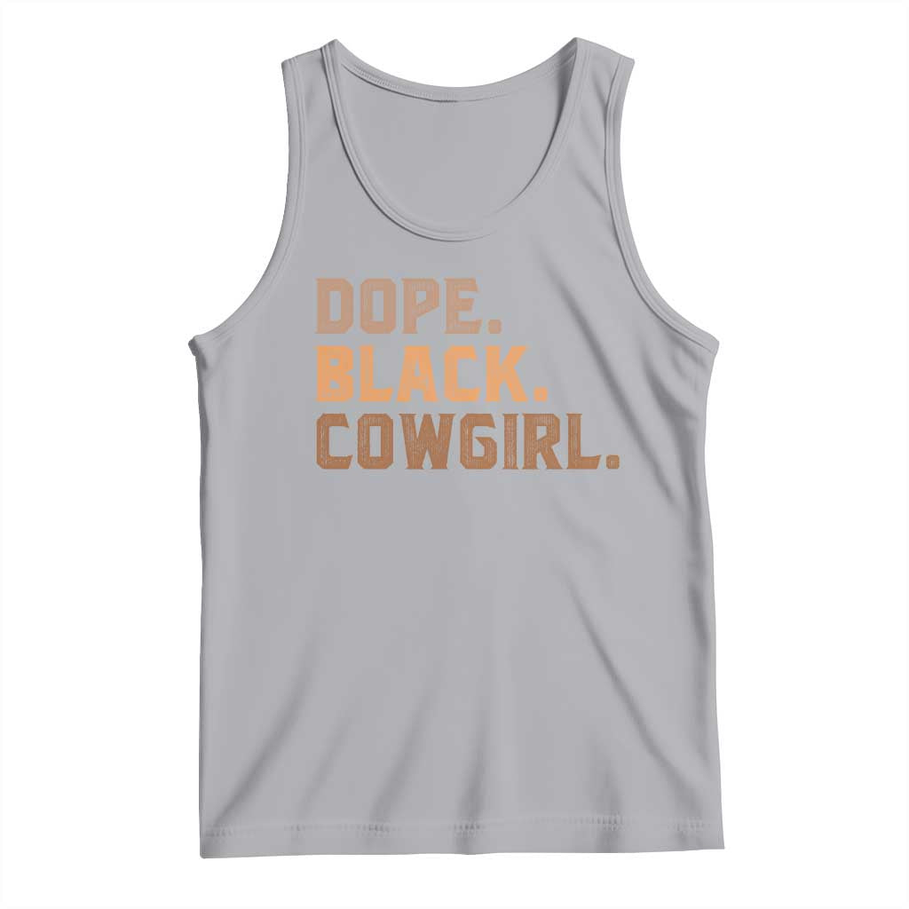 Dope Black Cowgirl Tank Top Black History Month African American - Wonder Print Shop