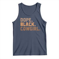 Dope Black Cowgirl Tank Top Black History Month African American - Wonder Print Shop