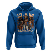 Melanin Cowgirls Hoodie Black History Month African Melanin Pride