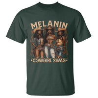 Melanin Cowgirls T Shirt Black History Month African Melanin Pride
