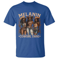 Melanin Cowgirls T Shirt Black History Month African Melanin Pride