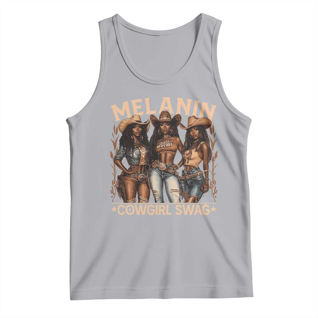 Melanin Cowgirls Tank Top Black History Month African Melanin Pride