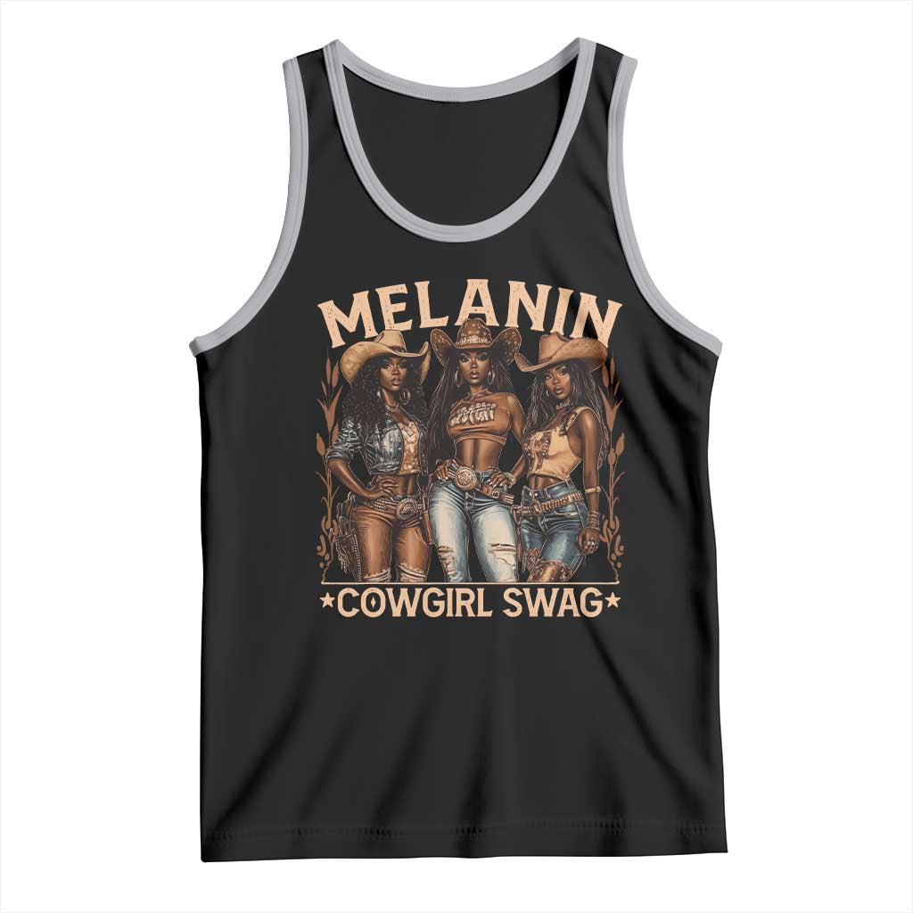 Melanin Cowgirls Tank Top Black History Month African Melanin Pride