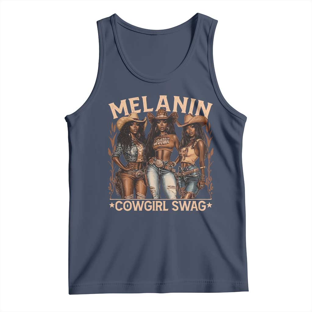 Melanin Cowgirls Tank Top Black History Month African Melanin Pride