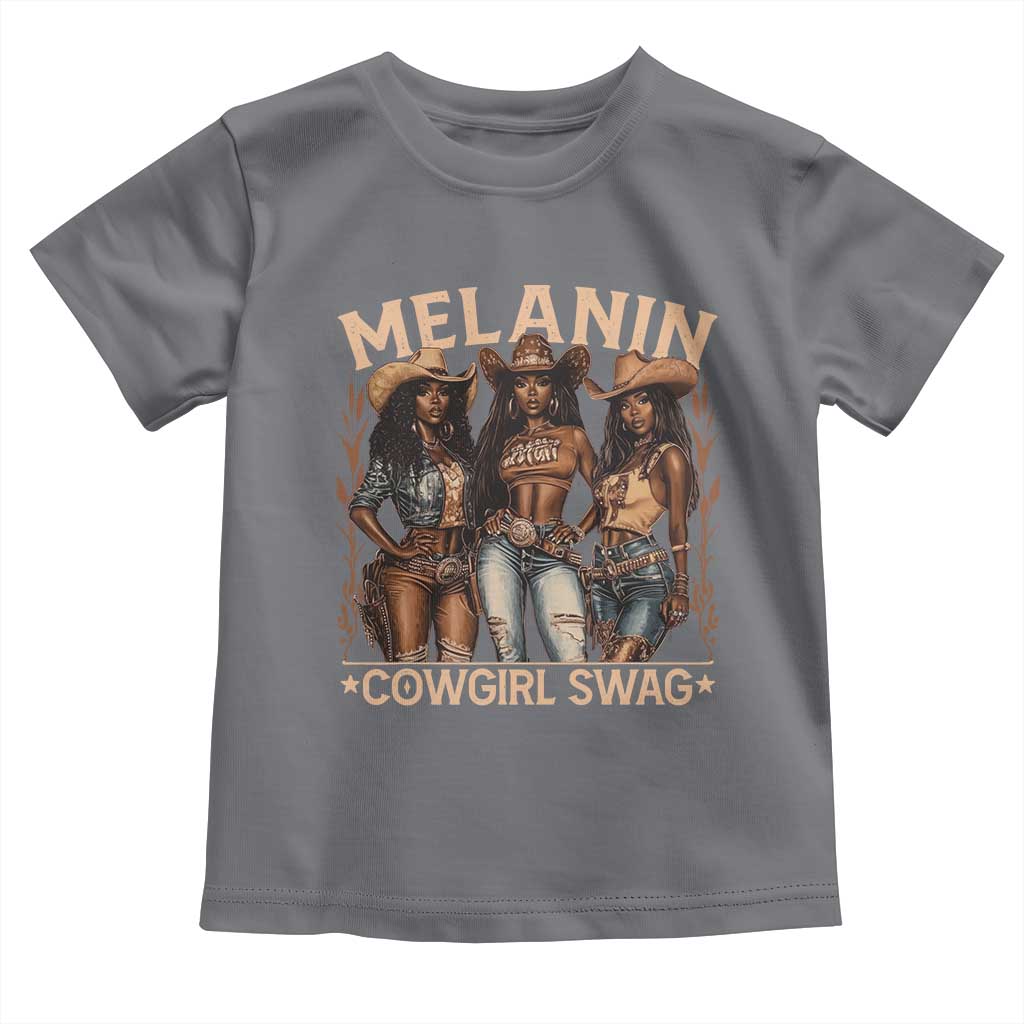 Melanin Cowgirls Toddler T Shirt Black History Month African Melanin Pride