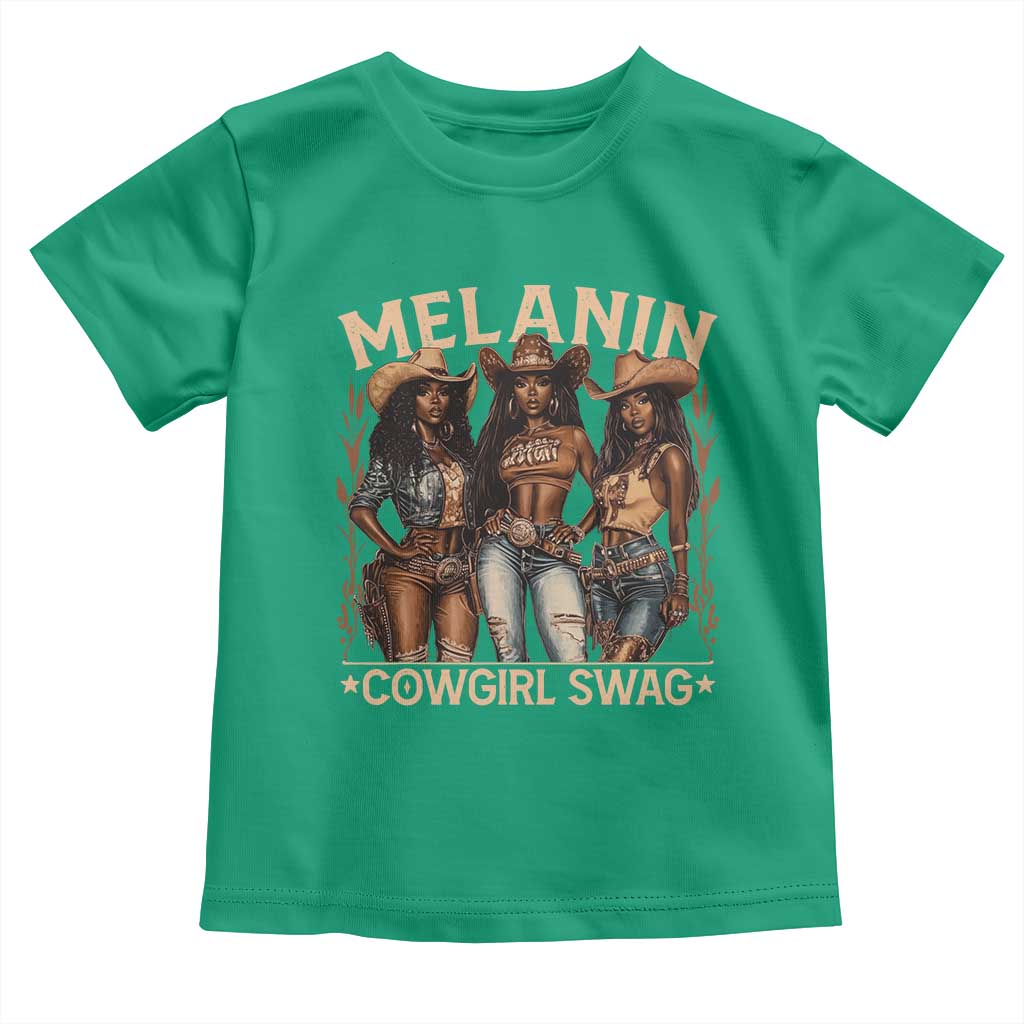 Melanin Cowgirls Toddler T Shirt Black History Month African Melanin Pride