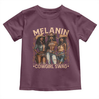 Melanin Cowgirls Toddler T Shirt Black History Month African Melanin Pride