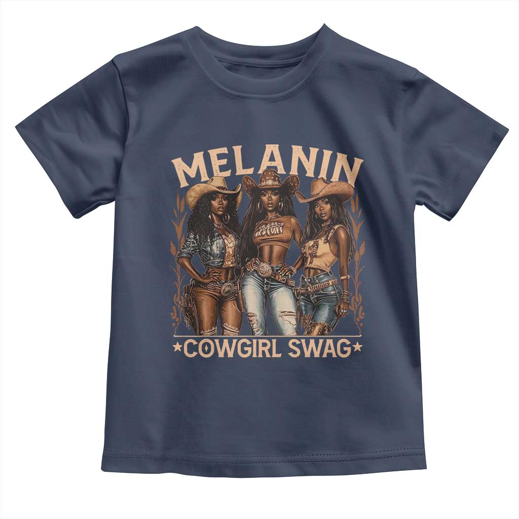 Melanin Cowgirls Toddler T Shirt Black History Month African Melanin Pride