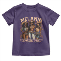 Melanin Cowgirls Toddler T Shirt Black History Month African Melanin Pride