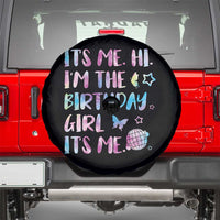 Its Me Hi Im The Birthday Girl Spare Tire Cover Tie Dye Colorful