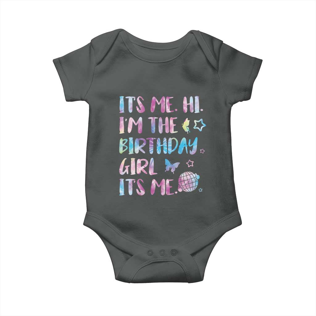 Its Me Hi Im The Birthday Girl Baby Onesie Tie Dye Colorful