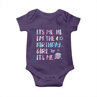 Its Me Hi Im The Birthday Girl Baby Onesie Tie Dye Colorful