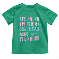 Its Me Hi Im The Birthday Girl Toddler T Shirt Tie Dye Colorful