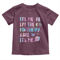Its Me Hi Im The Birthday Girl Toddler T Shirt Tie Dye Colorful