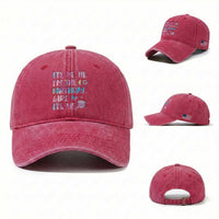 Its Me Hi Im The Birthday Girl Washed Cotton Baseball Cap Tie Dye Colorful