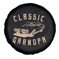 Funny Grandpa Classic Car Graphic Spare Tire Cover