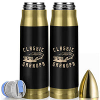 Funny Grandpa Classic Car Graphic Bullet Tumbler