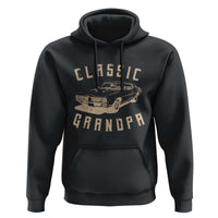 Funny Grandpa Classic Car Graphic Hoodie