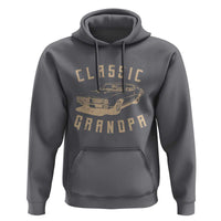 Funny Grandpa Classic Car Graphic Hoodie