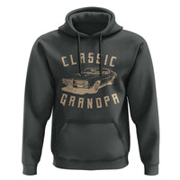 Funny Grandpa Classic Car Graphic Hoodie