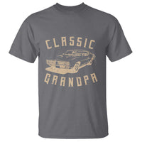 Funny Grandpa Classic Car Graphic T Shirt
