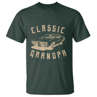 Funny Grandpa Classic Car Graphic T Shirt