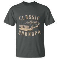 Funny Grandpa Classic Car Graphic T Shirt