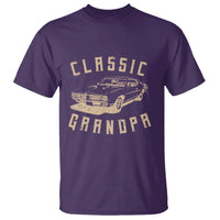 Funny Grandpa Classic Car Graphic T Shirt