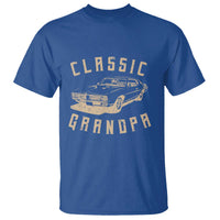Funny Grandpa Classic Car Graphic T Shirt
