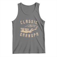 Funny Grandpa Classic Car Graphic Tank Top