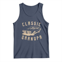 Funny Grandpa Classic Car Graphic Tank Top