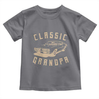 Funny Grandpa Classic Car Graphic Toddler T Shirt