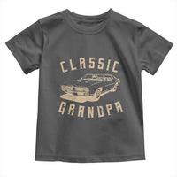 Funny Grandpa Classic Car Graphic Toddler T Shirt