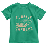 Funny Grandpa Classic Car Graphic Toddler T Shirt