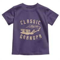 Funny Grandpa Classic Car Graphic Toddler T Shirt
