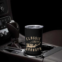 Funny Grandpa Classic Car Graphic Tumbler Cup